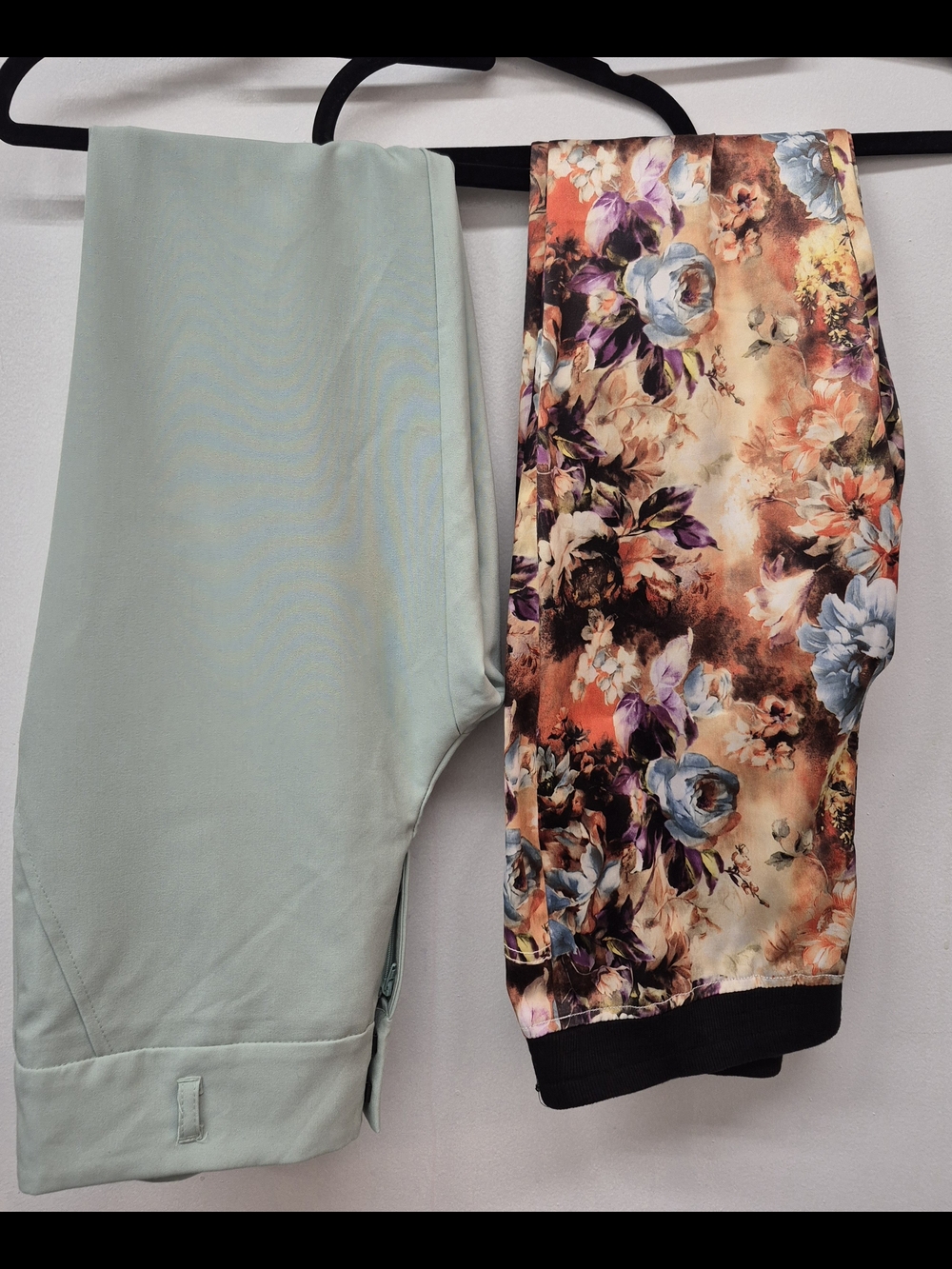2 PAIRS of Pants Dynamite Mint Green & GILANI Floral Print Bundle